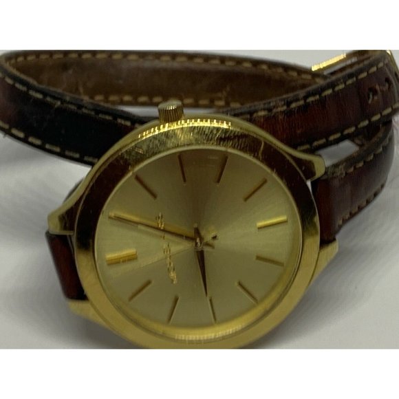 Michael Kors MK2256 Women\'s Brown Leather Analog D main image 11